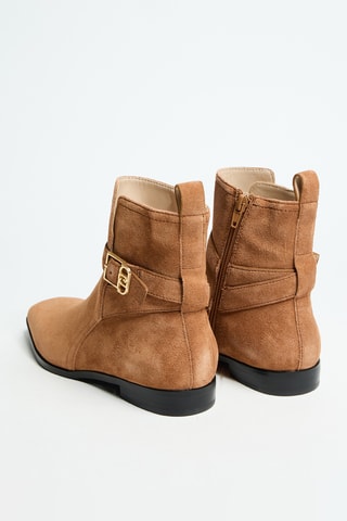 Bottines en cuir Liz 01 - Marron