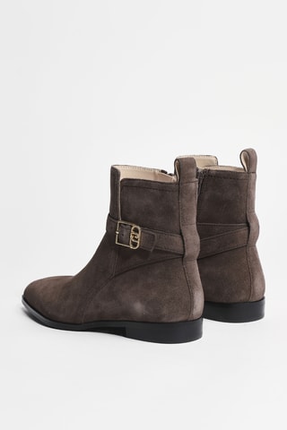 Bottines en cuir Liz 01 - Marron