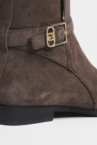 Bottines en cuir Liz 01 - Marron