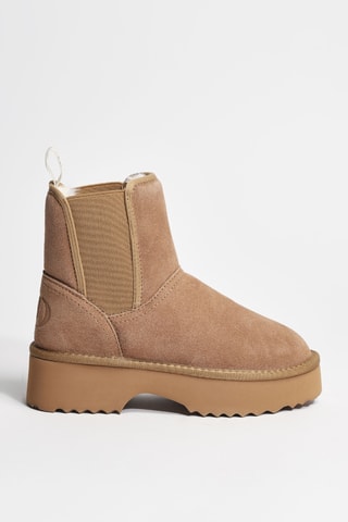 Bottines en cuir Juny 02 - Marron