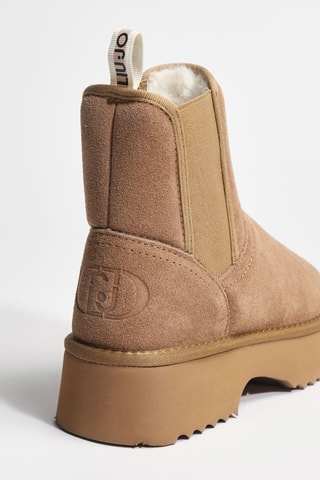 Bottines en cuir Juny 02 - Marron