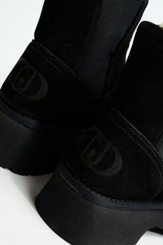 Bottines en cuir Juny 02 - Noir