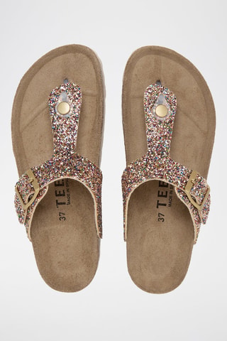 Sandalen - Goudkleurig en Roze