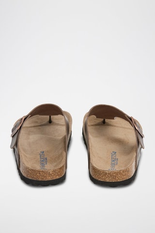 Sandales en cuir - Marron