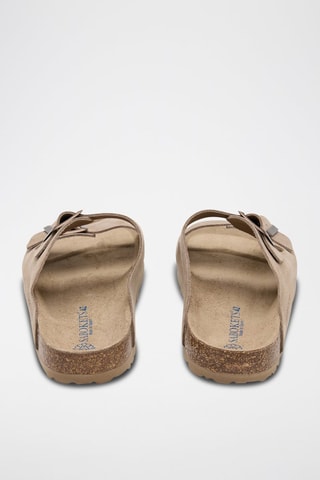 Mules en cuir - Marron