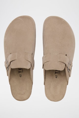 Sabots en cuir - Beige