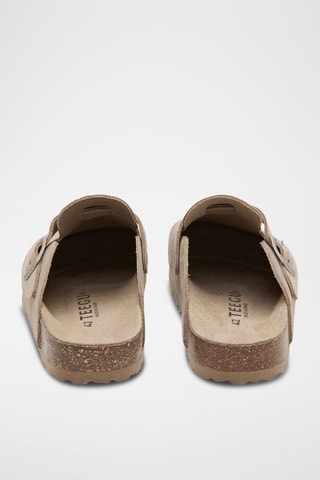 Sabots en cuir - Beige