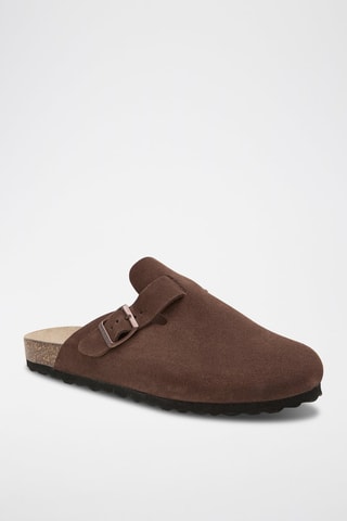Sabots en cuir - Marron
