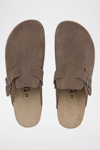 Leren Clogs - Bruin