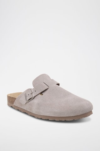 Leren Clogs - Bruin