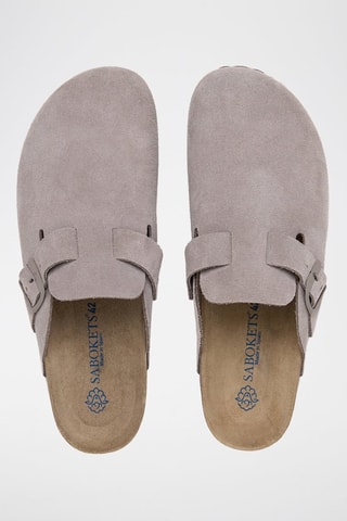 Leren Clogs - Bruin