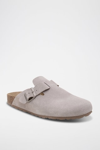Leren Clogs - Bruin