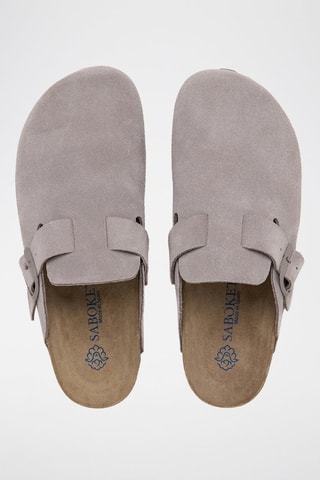 Leren Clogs - Bruin