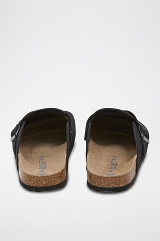 Nubuck Slippers - Zwart