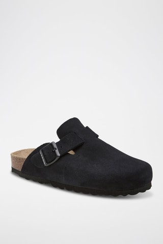 Leren Clogs - Zwart