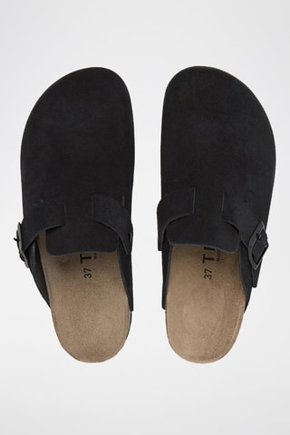 Leren Clogs - Zwart