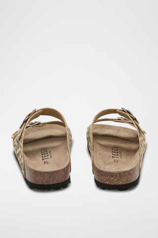 Mules - Beige et noir
