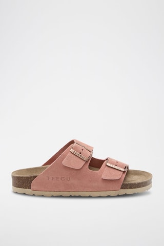 Mules en cuir - Rose