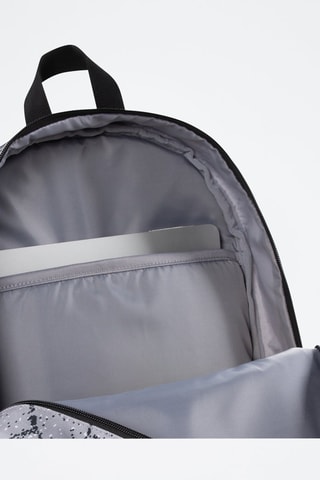 Mochila Jan Jersey - Negro, rojo y gris