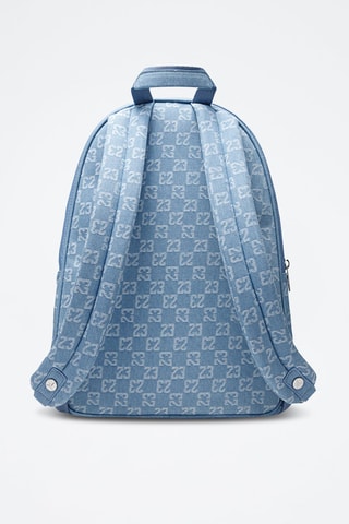 Mochila vaquera. - Blanco y azul