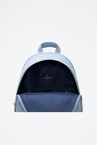 Mochila vaquera. - Blanco y azul