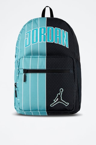 Mochila - Blanco, negro y verde