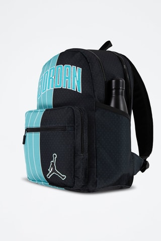 Mochila - Blanco, negro y verde