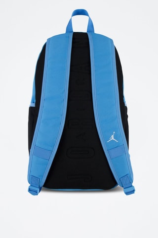 Mochila - Blanco, negro y azul