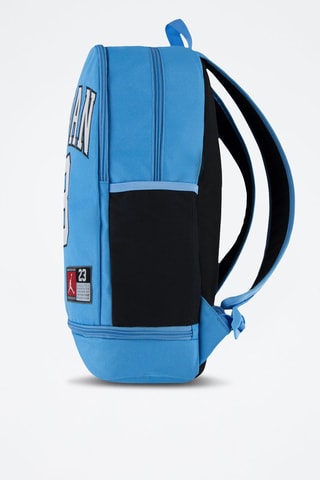 Mochila - Blanco, negro y azul