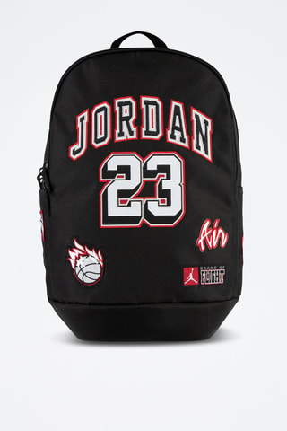 Mochila - Blanco, negro y rojo