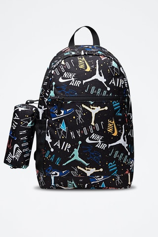 Mochila y estuche - Negro y multicolor