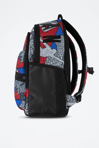 Mochila - Negro, rojo y azul