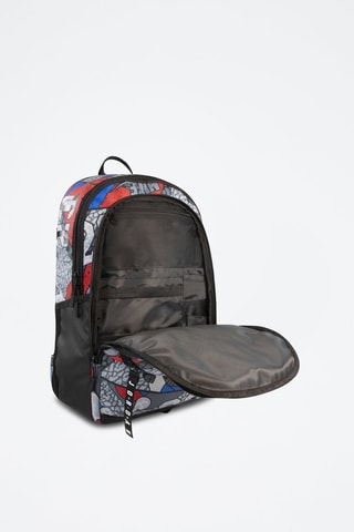 Mochila - Negro, rojo y azul