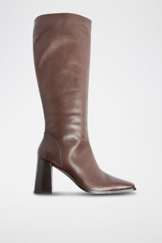 Bottes en cuir - Marron