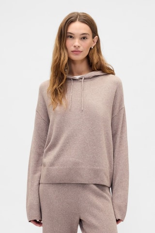 Trui met Capuchon - Taupe