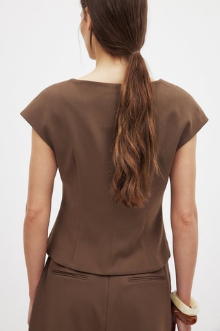 Vest - Bruin
