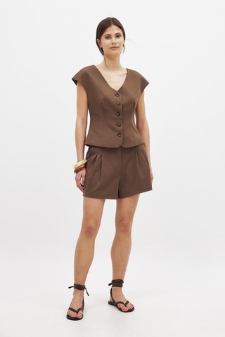 Vest - Bruin