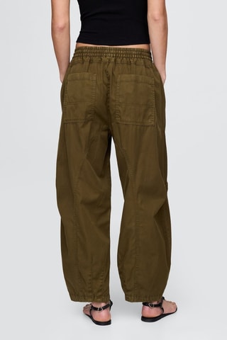 Biologisch Katoenen Broek Loose - Kaki
