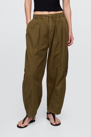 Biologisch Katoenen Broek Loose - Kaki
