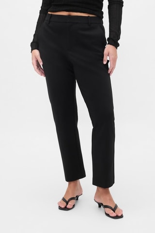 7/8 Broek Slim Fit - Zwart