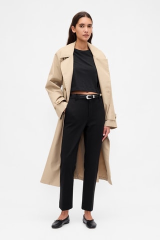 7/8 Broek Slim Fit - Zwart