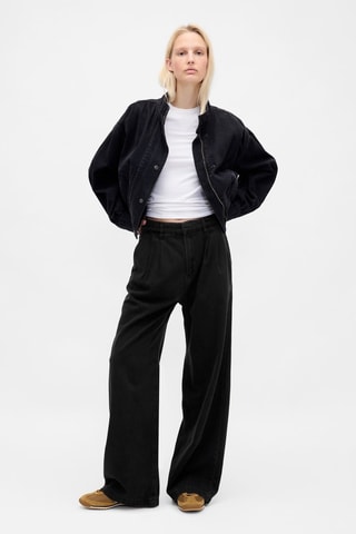 Jeans Hoge Taille - Zwart