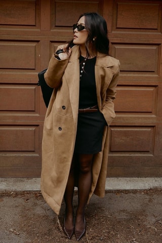 Oversized Jas - Camel