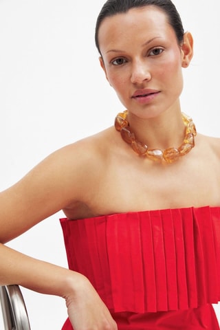 Top bustier - Rouge