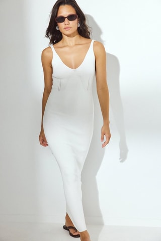 Robe longue - Blanc