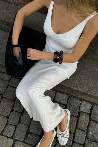 Robe longue - Blanc