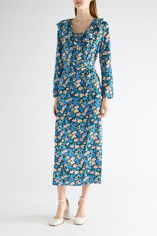 Robe longue - Bleu
