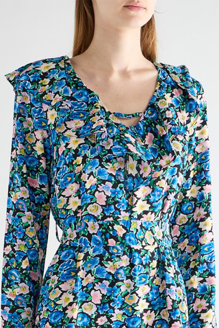 Robe longue - Bleu