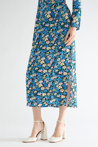 Robe longue - Bleu