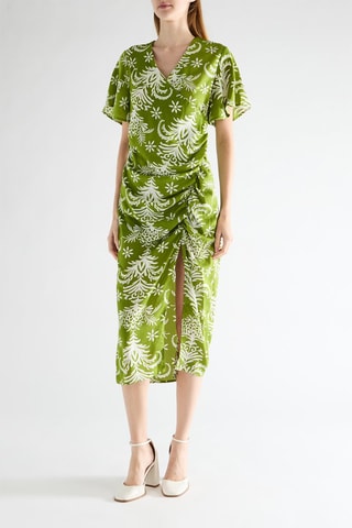 Robe midi - Vert